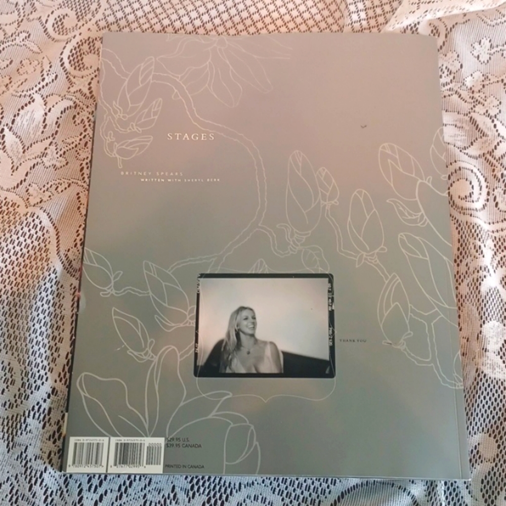 " Stages" Britney Spears 2002 Book With Poster & CD 6252 - Picture 4 of 10